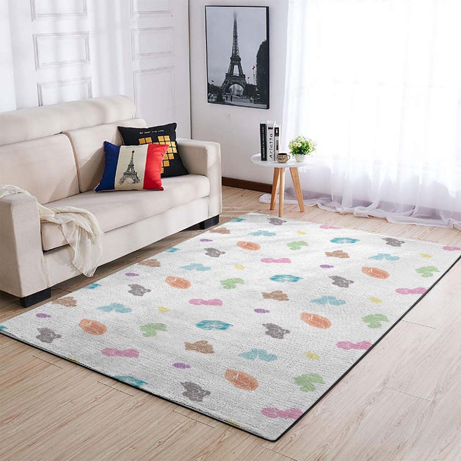 Pokemon Pattern Vulpix Area Rug – Anime Floor Mat