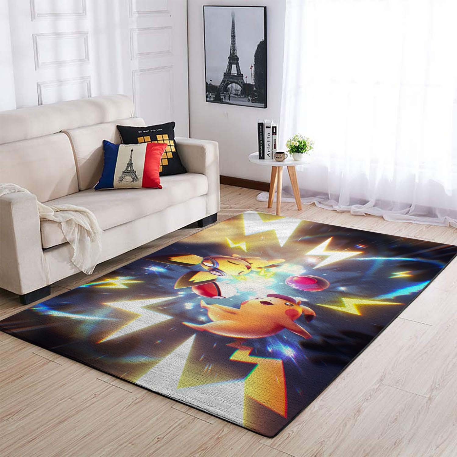 Pokemon Pika Area Rug – Anime Floor Mat