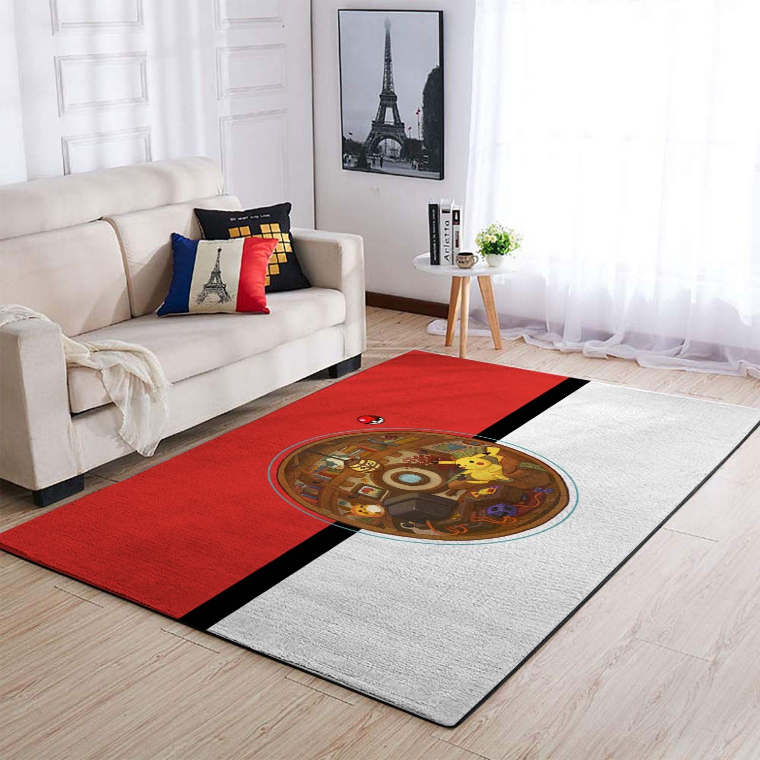 Pokemon Pikachu Poke Ball Area Rug – Anime Floor Mat