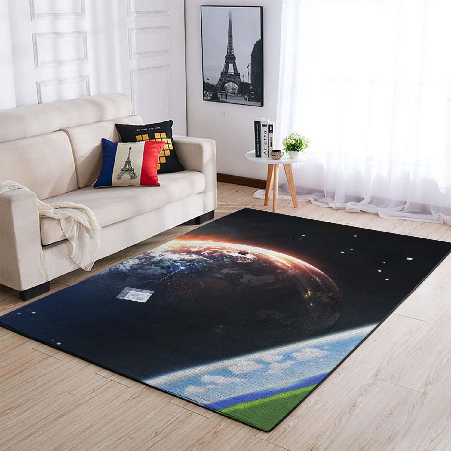 Pokemon Pixel Universe Pixel Planet Universe Minecraft Cosmic Pixel Area Rug – Anime Floor Mat