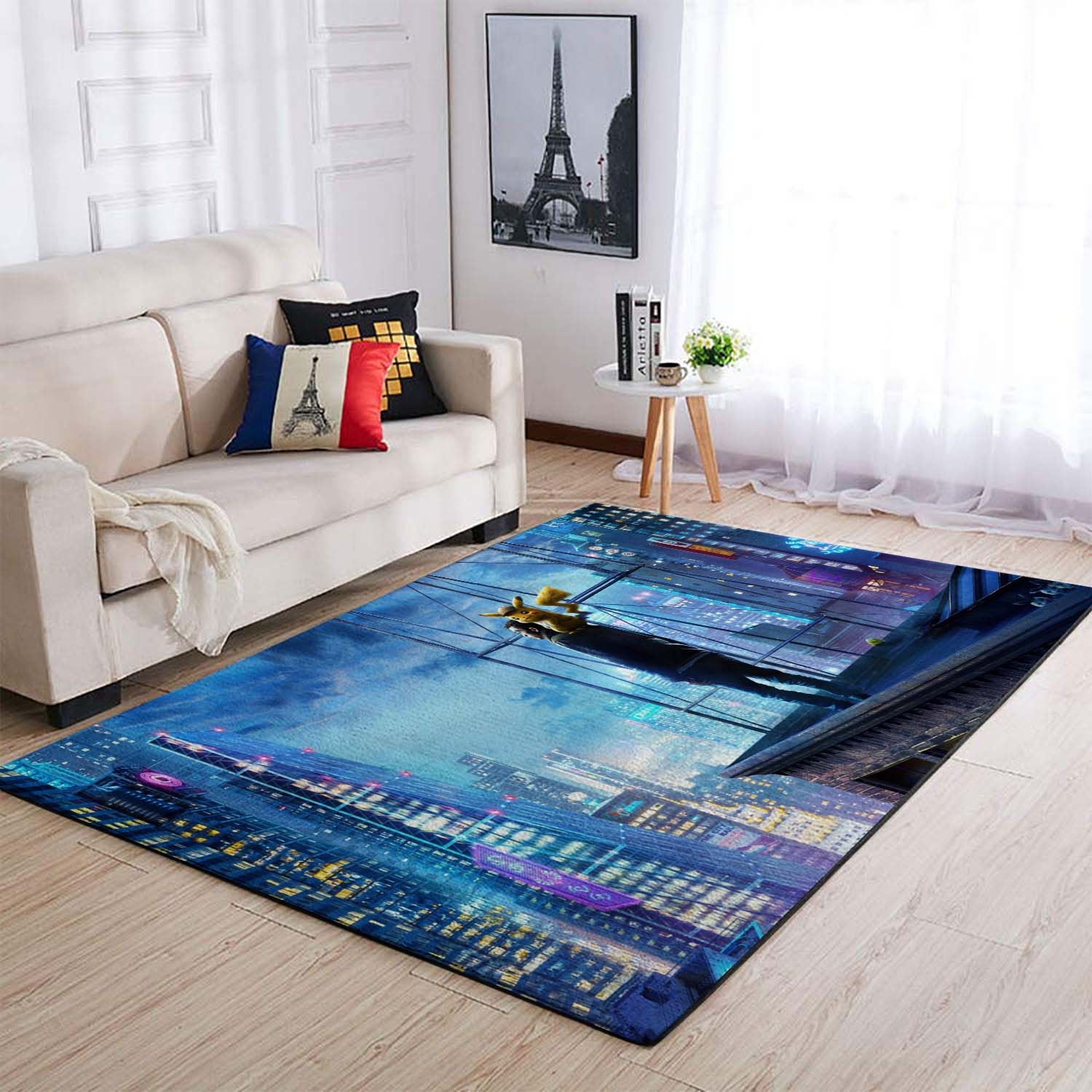 Pokemon Detective Pikachu Area Rug – Anime Floor Mat
