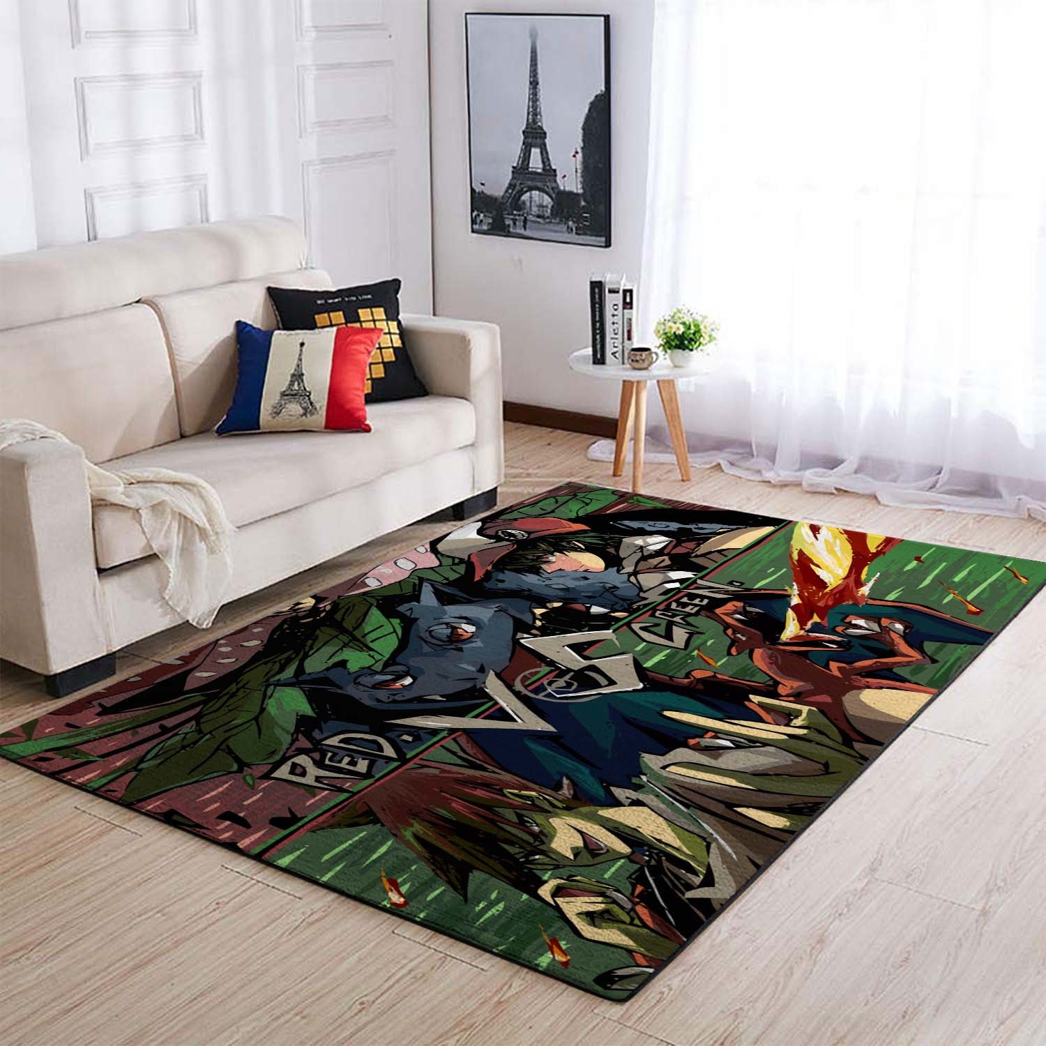 Pokemon Trainers Charizard Venusaur Area Rug – Anime Floor Mat