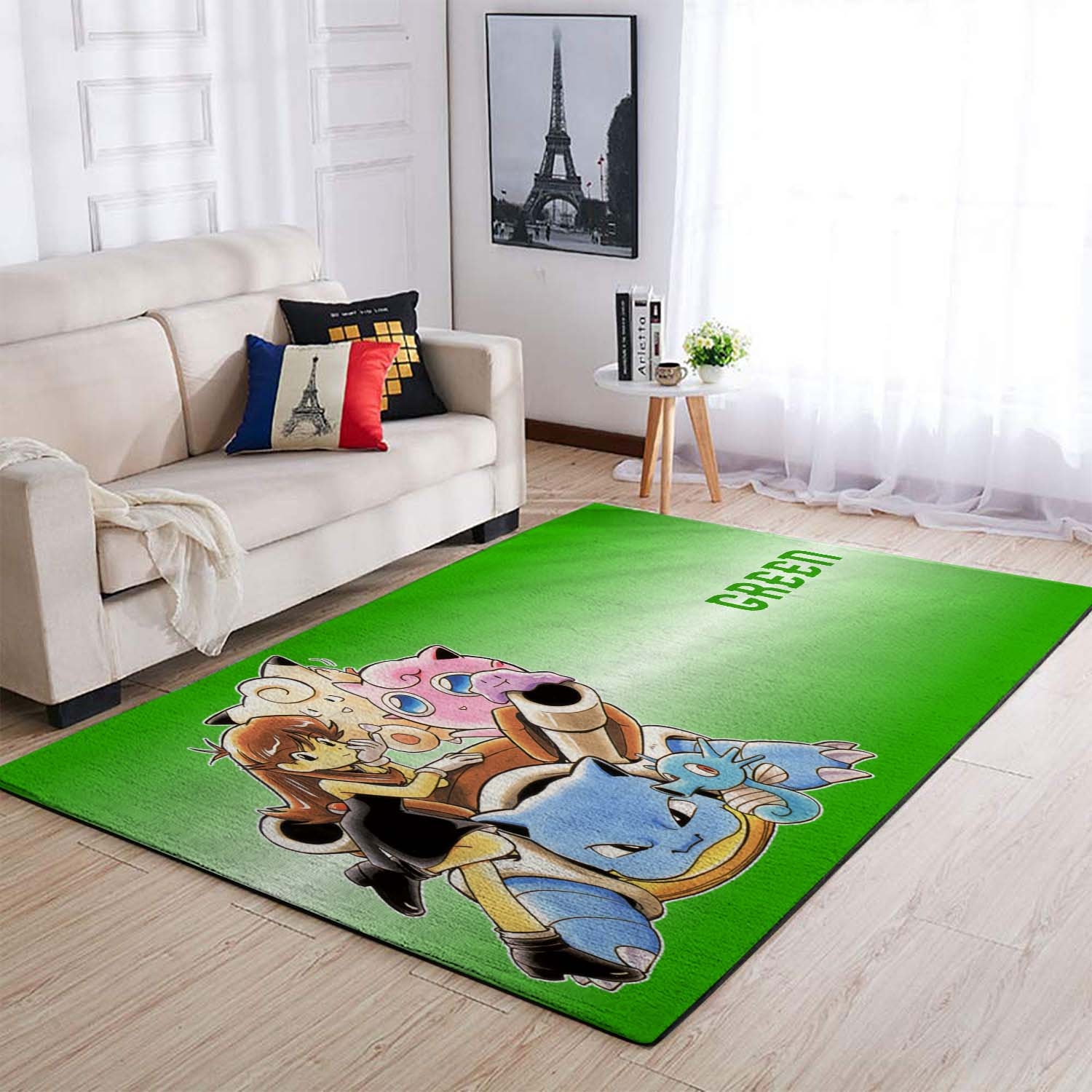 Pokemonemon First Generation Blastoise Jigglypuff Ditto Clefairy Area Rug – Anime Floor Mat