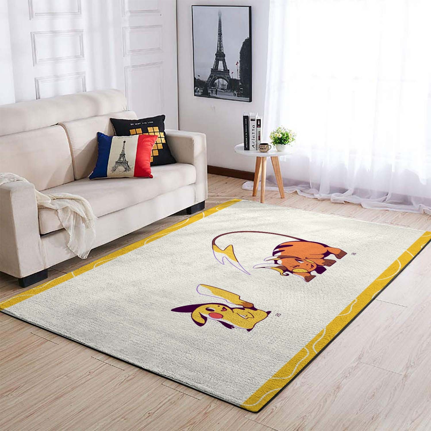 Pokemonemon First Generation Pikachu Raichu Rodent Tail Area Rug – Anime Floor Mat