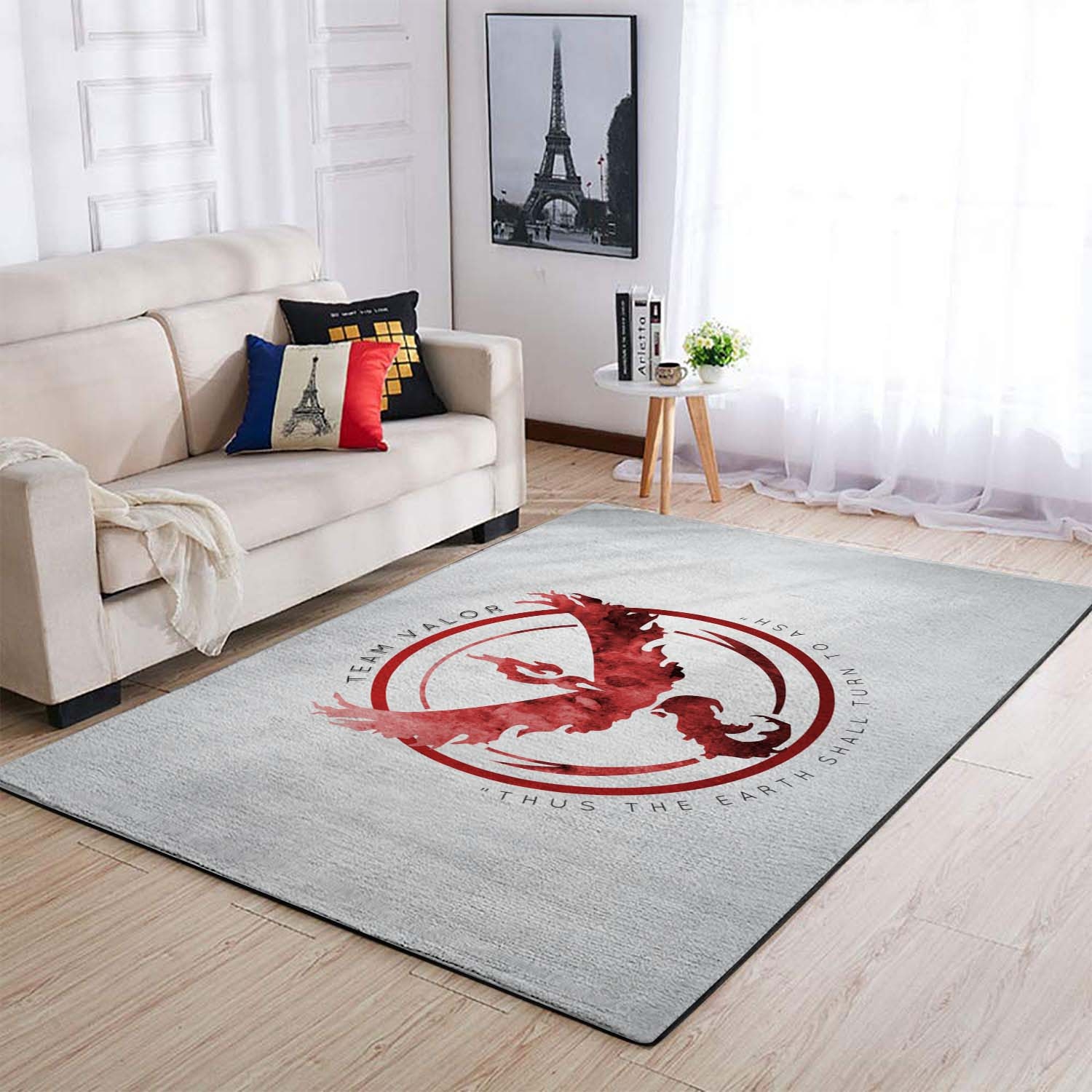 Pokemonemon Go Team Valor 01 Area Rug – Anime Floor Mat