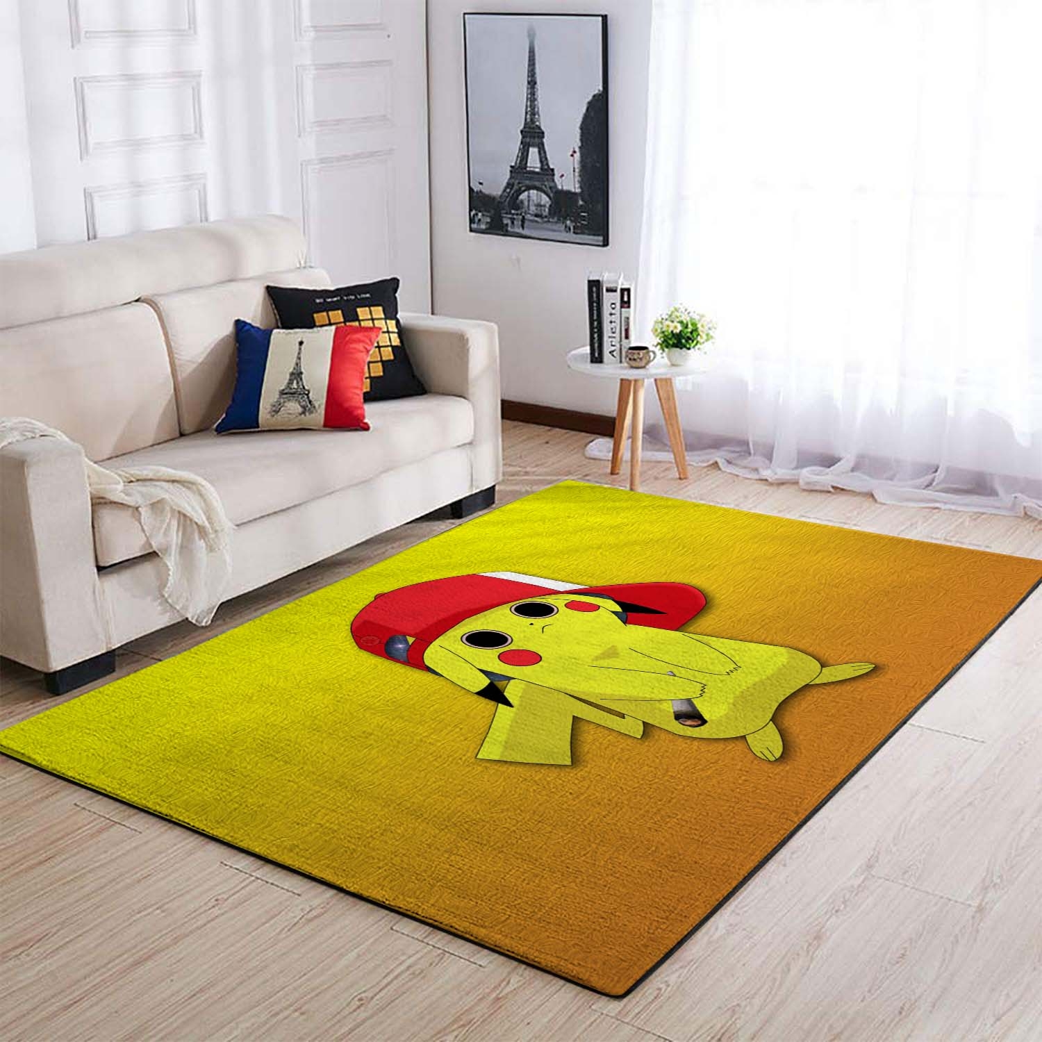 Pokemon Psychedelic Trippy Pikachu Cannabis Area Rug – Anime Floor Mat