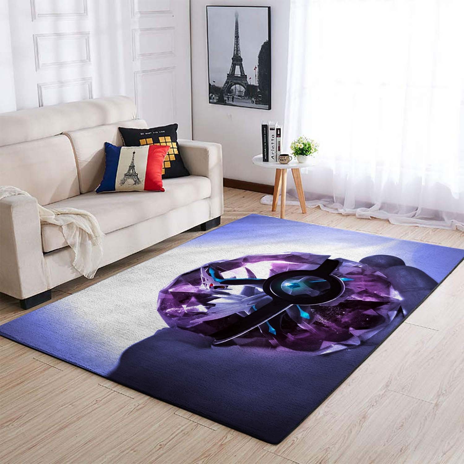 Pokemon Purple Ball Poke Area Rug – Anime Floor Mat