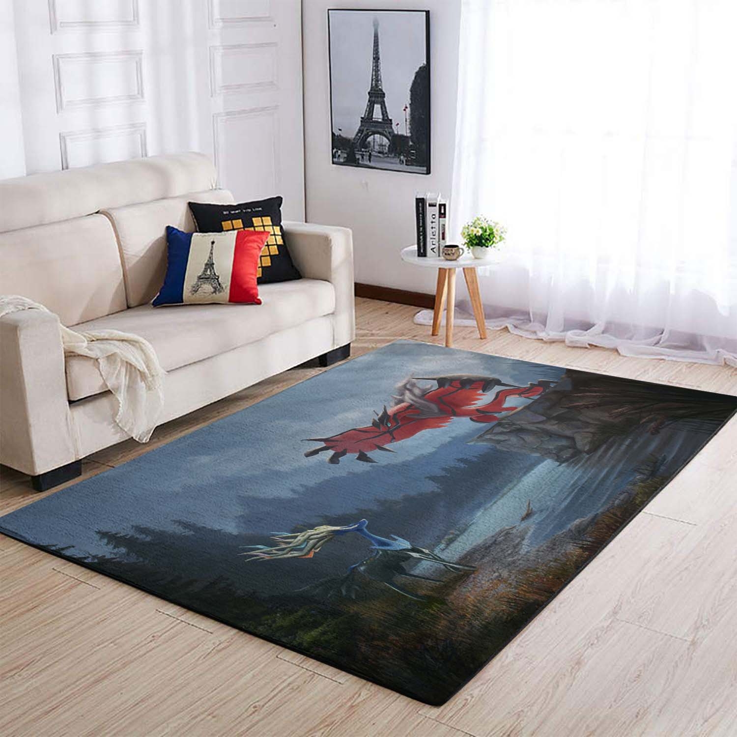 Pokemon Dragon Mythology Computer Fictional Character Area Rug – Anime Floor Mat