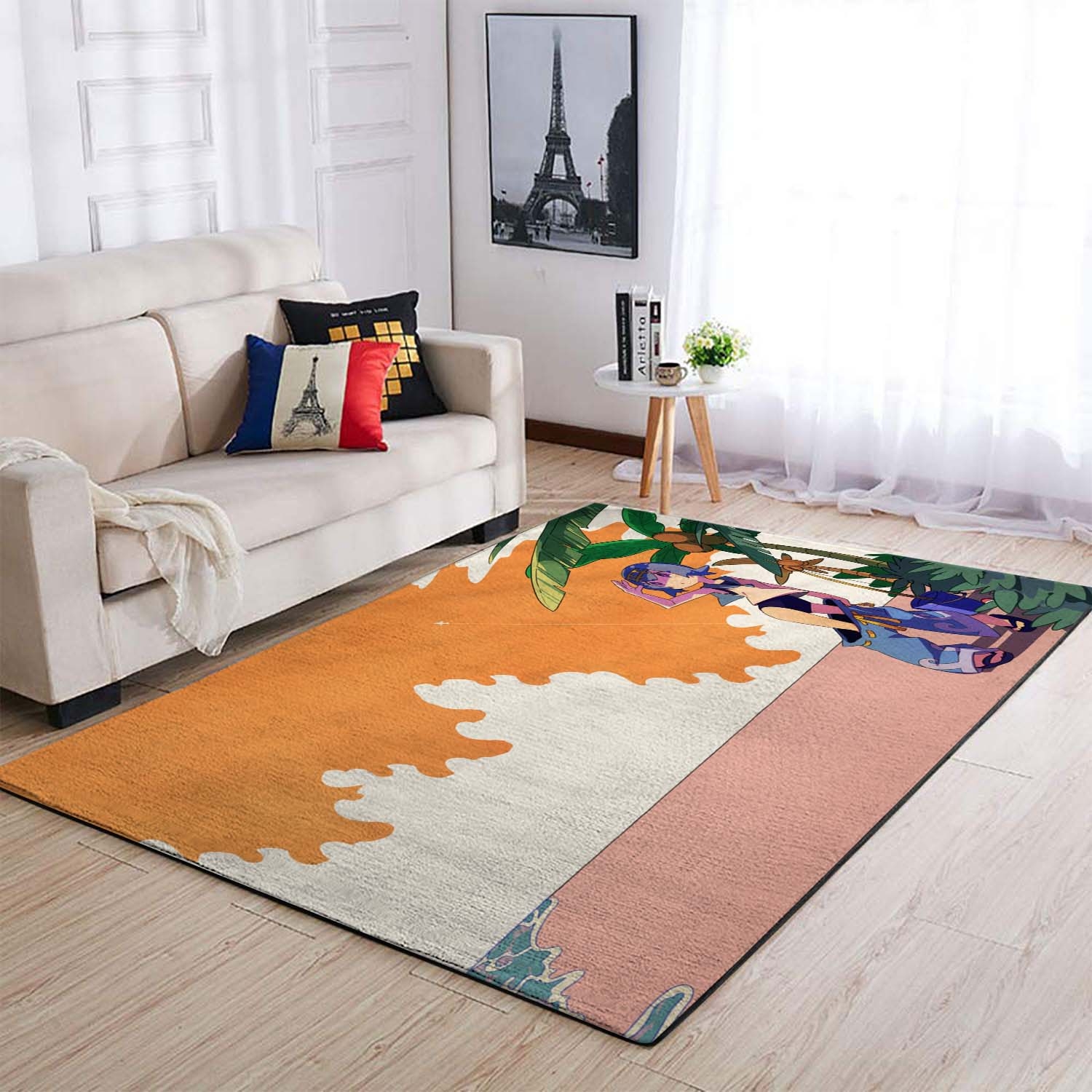 Pokemon Sea Orange Lana Suiren Area Rug – Anime Floor Mat