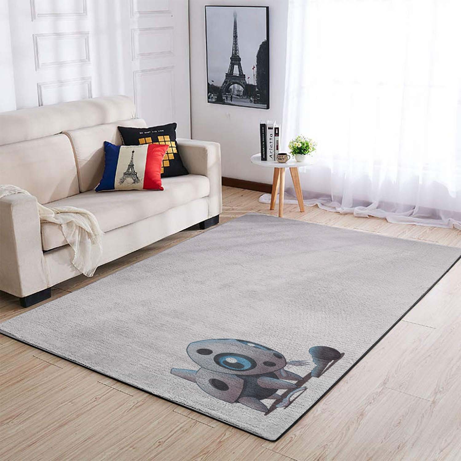 Pokemon Simple Pokemon Third Generation Microphone Spoon Fork Area Rug – Anime Floor Mat