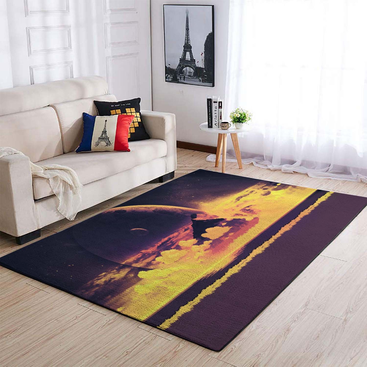 Pokemon Space Moon Stars Area Rug – Anime Floor Mat