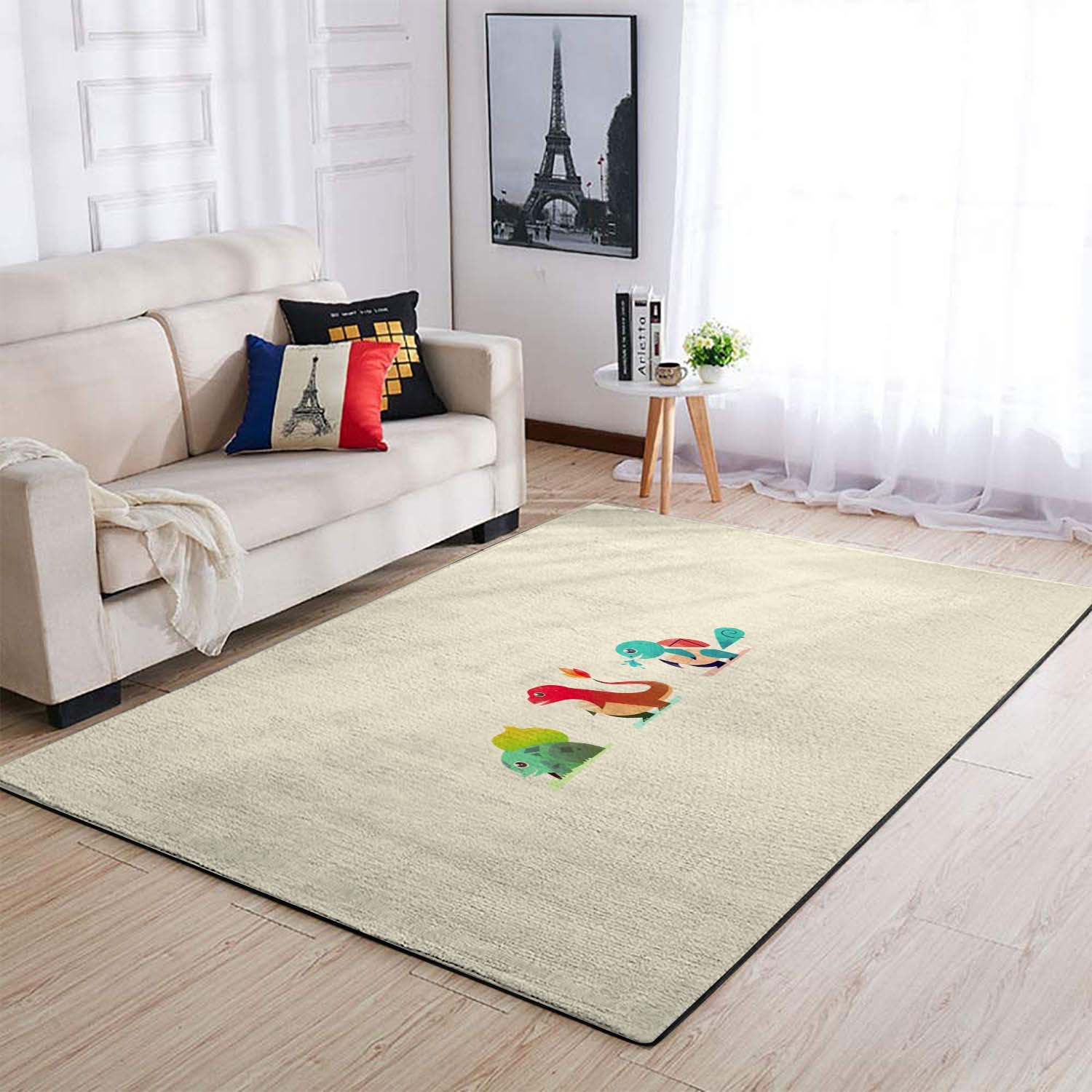 Pokemon Squirtle Minimalism Bulbasaur Charmander Area Rug – Anime Floor Mat