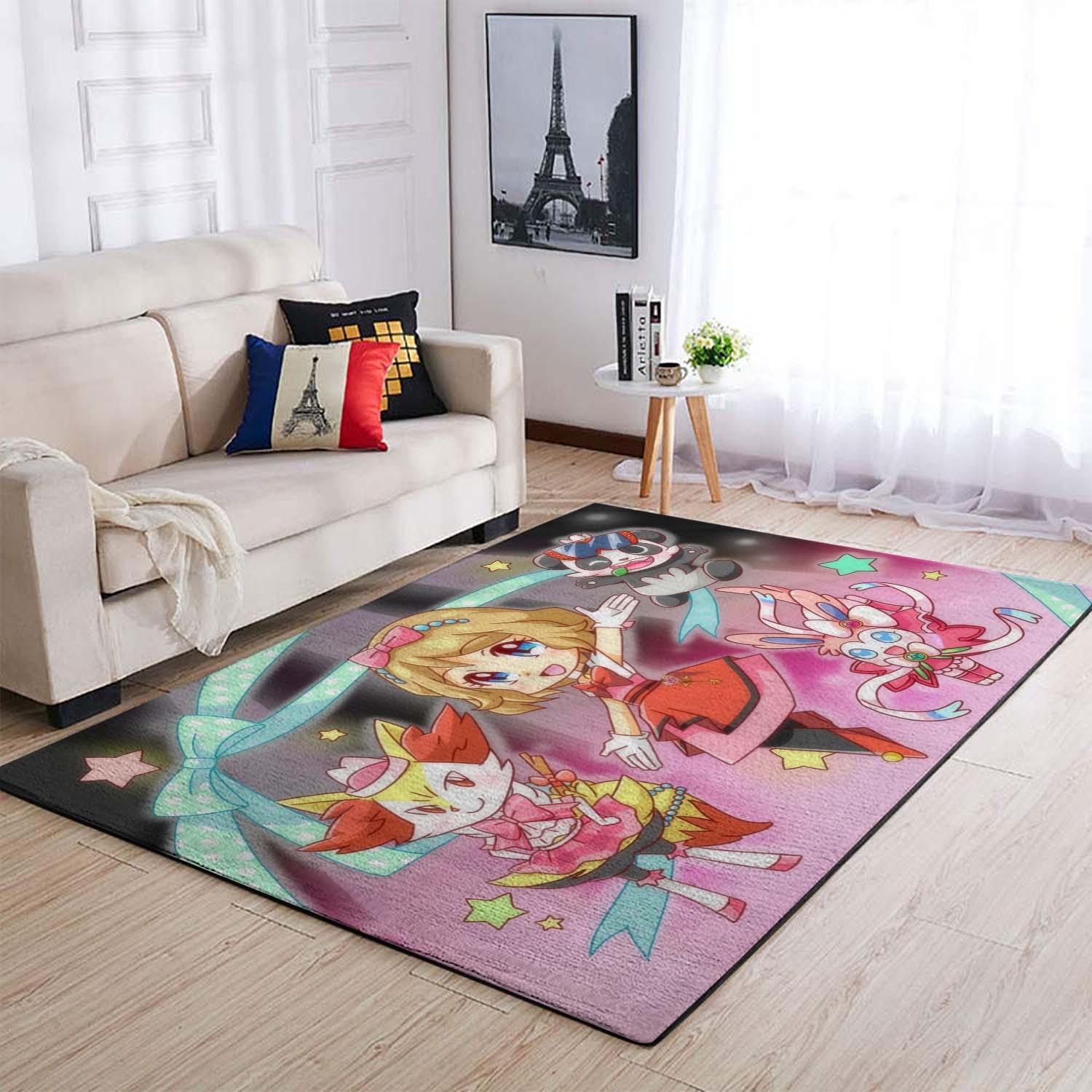 Pokemon Sylveon Braixen Pancham Serena Area Rug – Anime Floor Mat