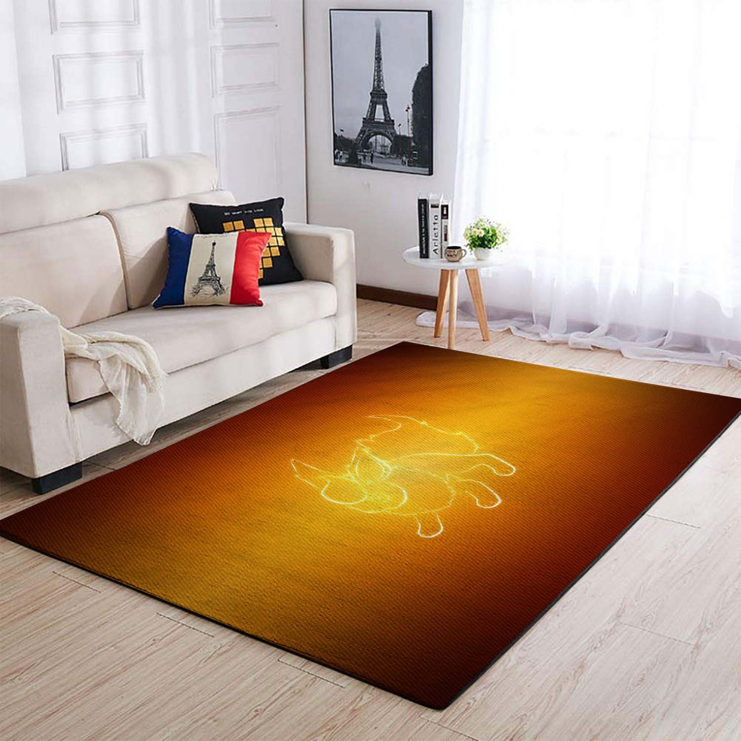 Pokemon Tail Animal Shape Flareon Area Rug – Anime Floor Mat