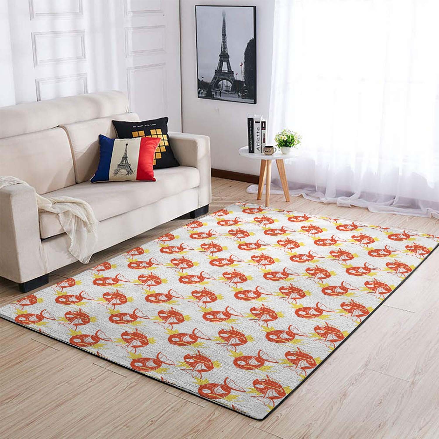 Pokemon Tile Cartoon Pattern 01 Area Rug – Anime Floor Mat