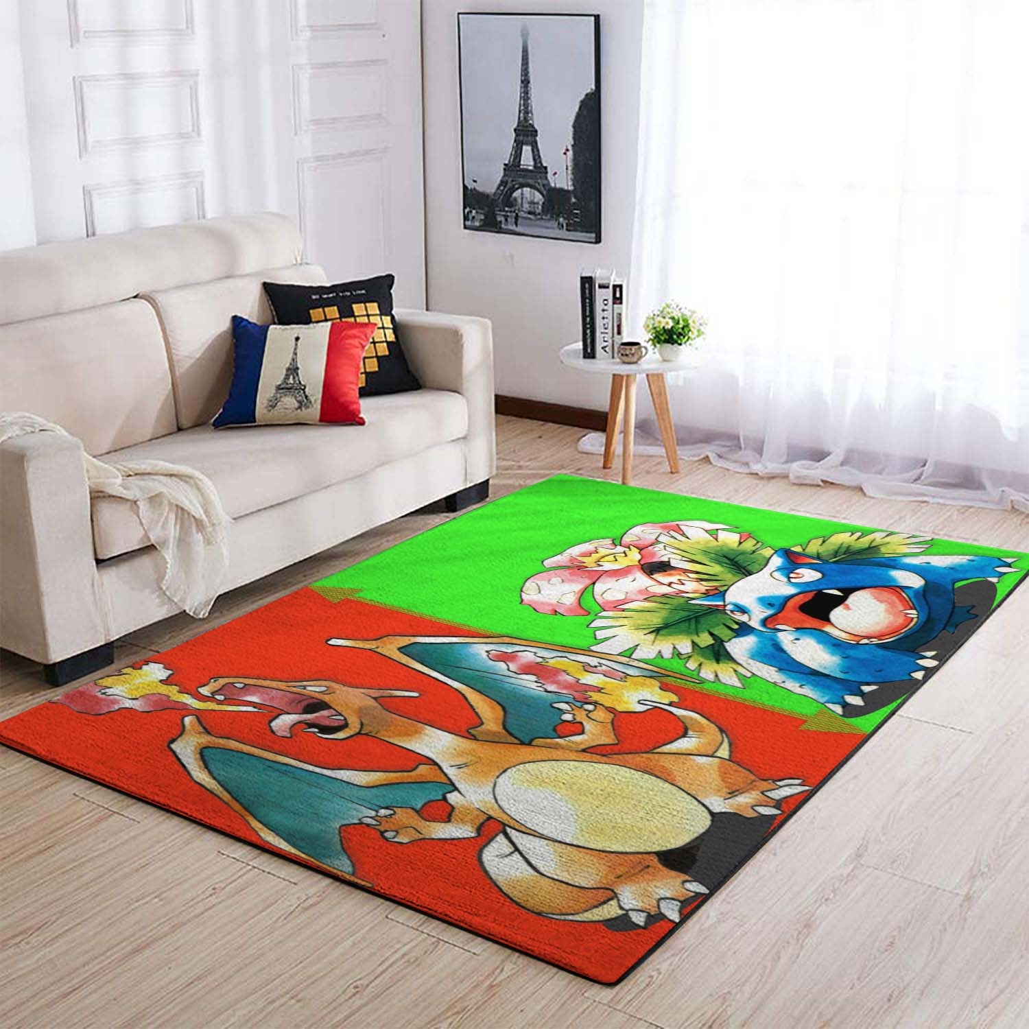 Pokemon Charizard Venusaur Area Rug – Anime Floor Mat