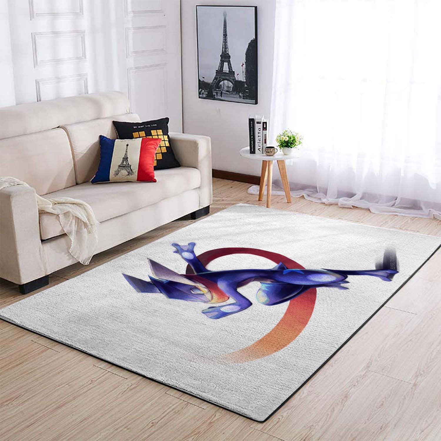 Pokemon White 01 Area Rug – Anime Floor Mat