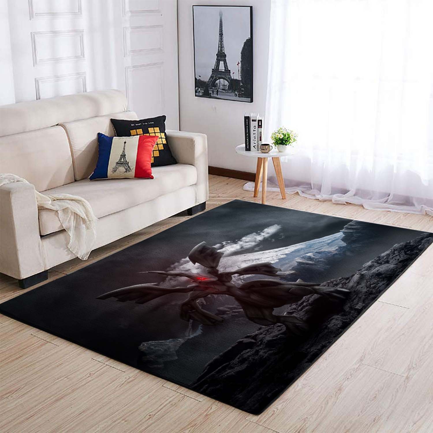 Pokemon Zekrom Digital Art Composition Area Rug – Anime Floor Mat