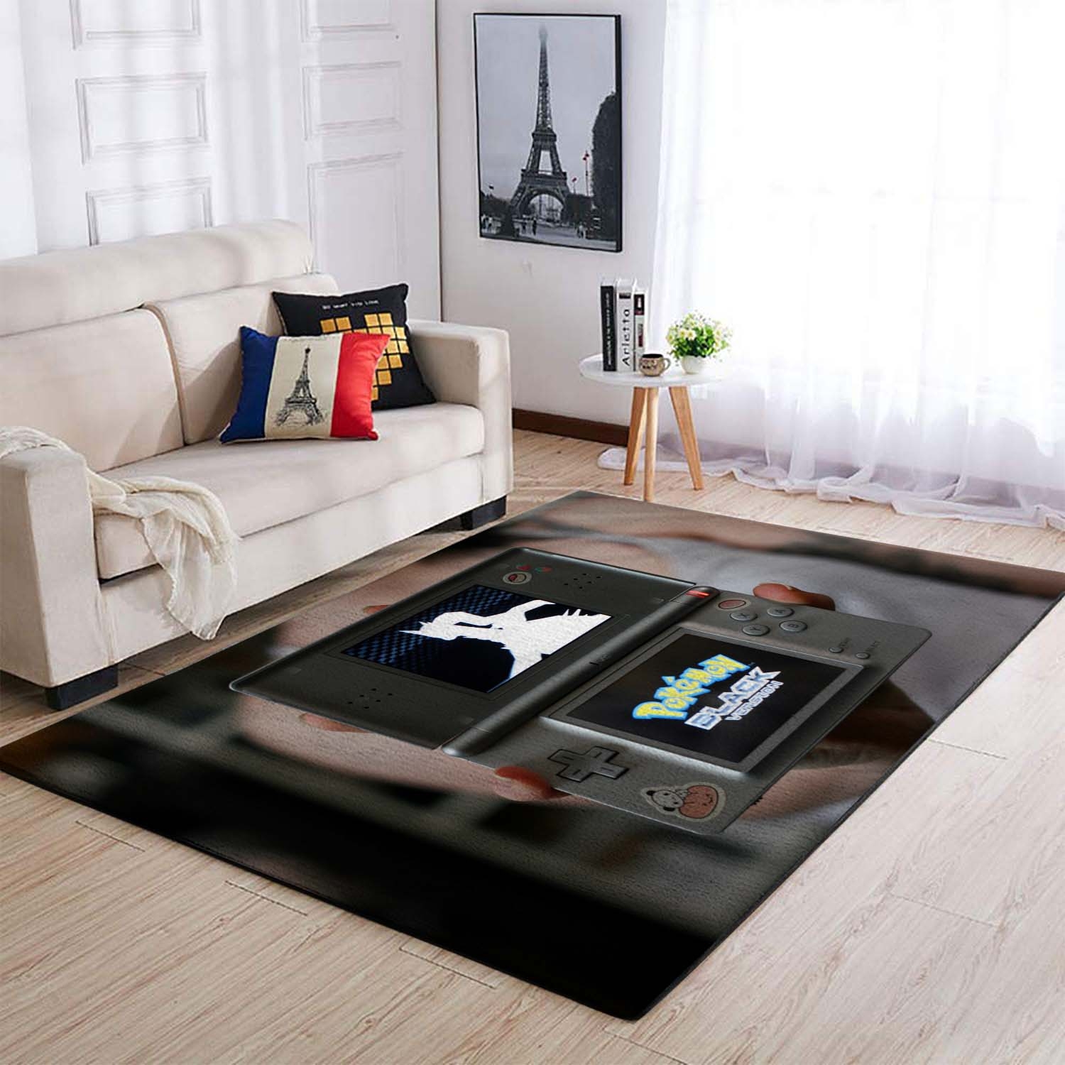 Portrait Black Tattoo Self Geek Area Rug – Anime Floor Mat